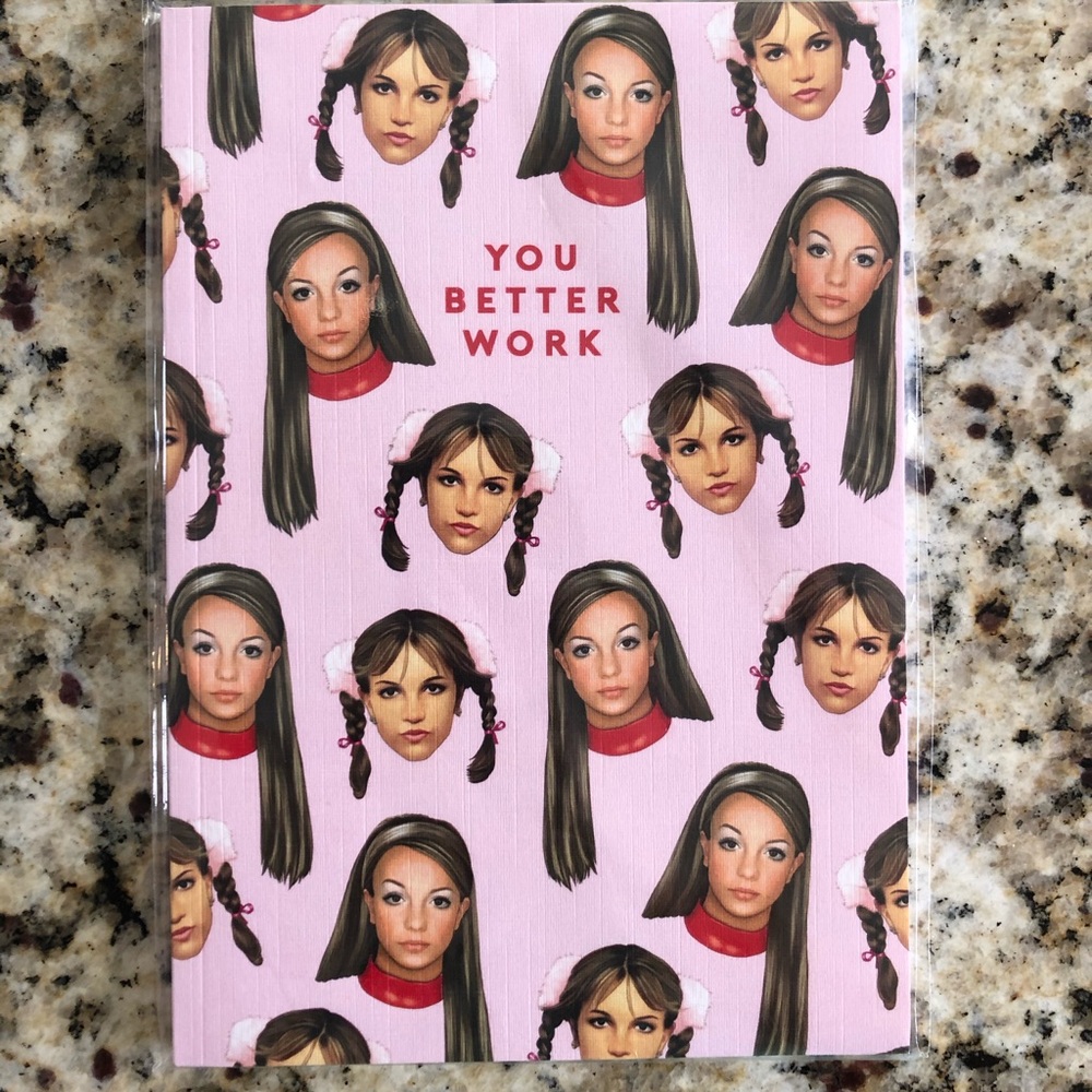 Britney Spears “You better Work” Lined Journal NWT